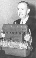 Powel holding tin engine